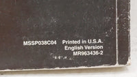 2004 Mitsubishi Endeavor Owners Manual Book Guide OEM Used Auto Parts - Oemusedautoparts1.com