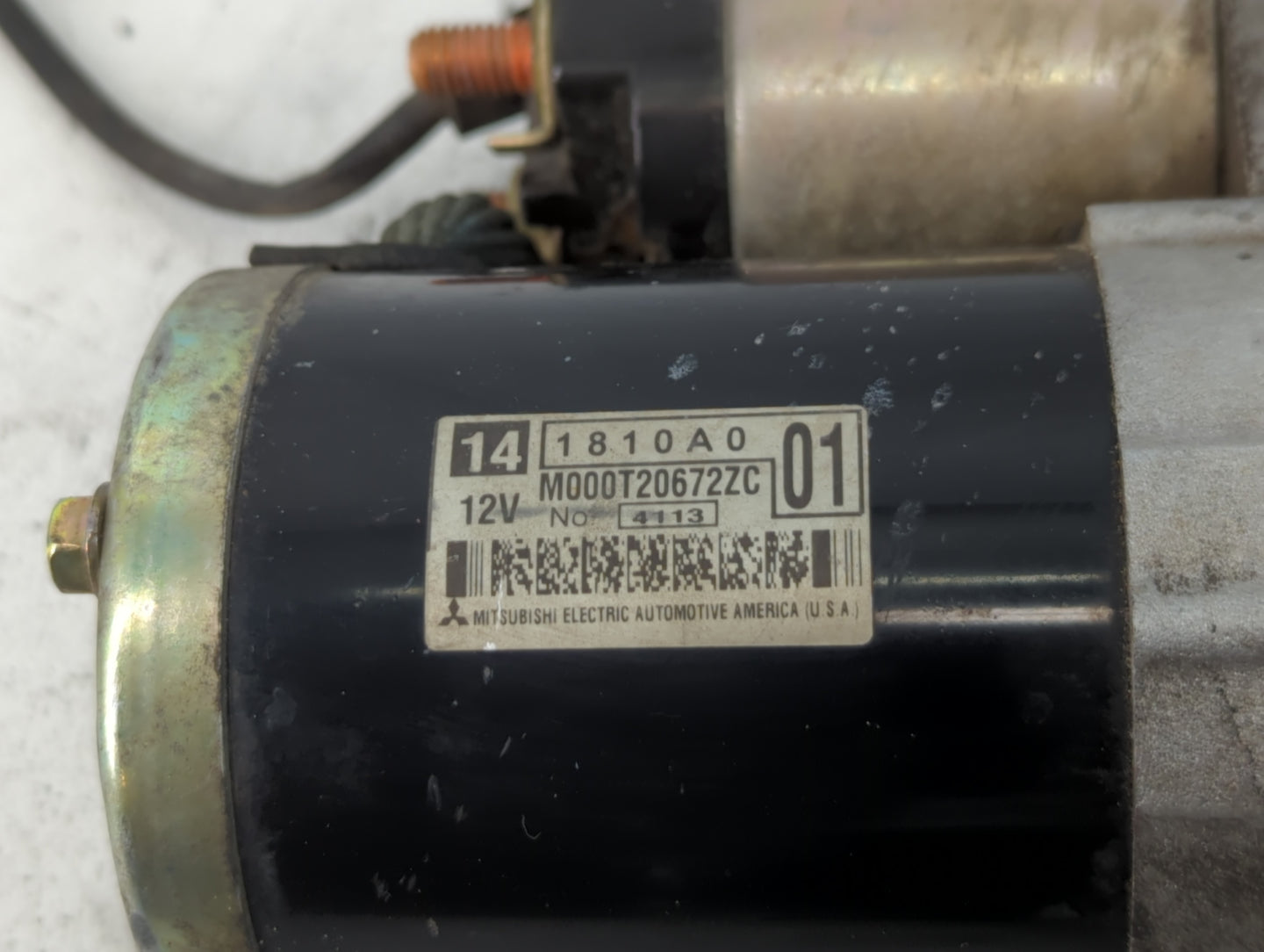 2004-2012 Mitsubishi Galant Car Starter Motor Solenoid OEM P/N:141810A0 Fits Fits 2004 2005 2006 2007 2008 2009 2010 2011 20