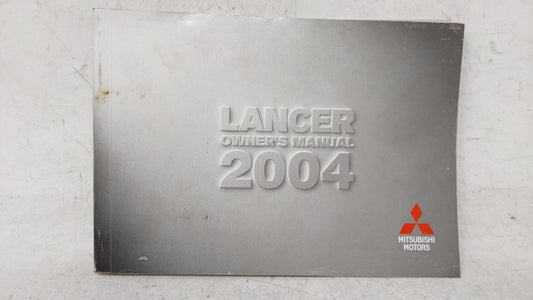 2004 Mitsubishi Lancer Owners Manual Book Guide OEM Used Auto Parts - Oemusedautoparts1.com