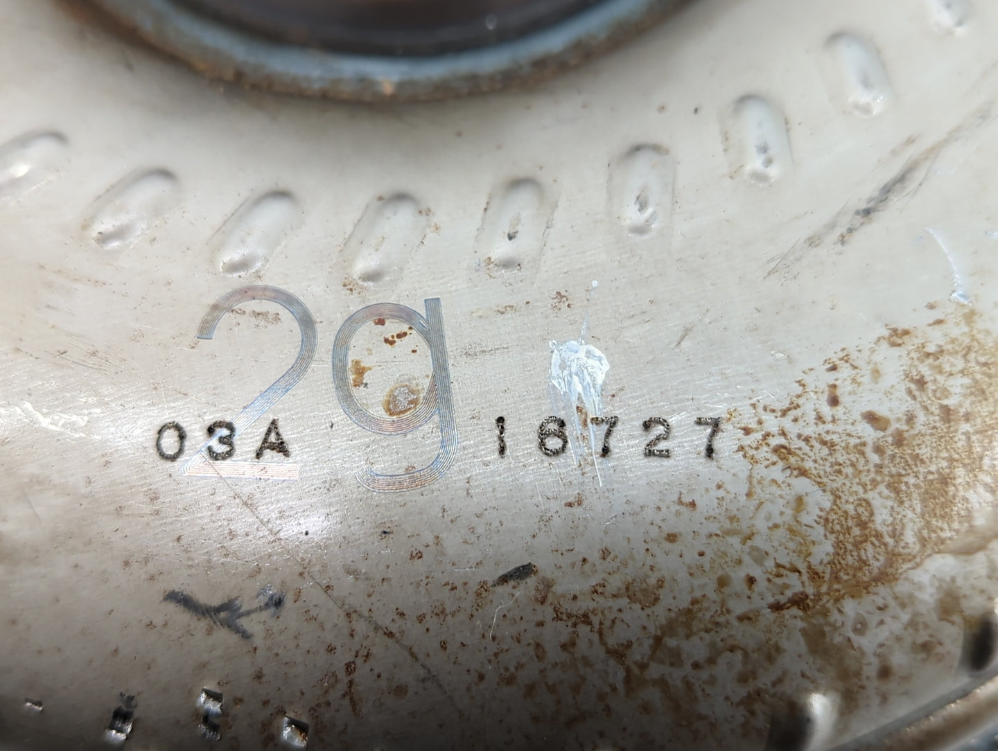 2004 Mitsubishi Lancer Torque Converter Automatic Transmission OEM P/N:03A 18627 Fits OEM Used Auto Parts - Oemusedautoparts