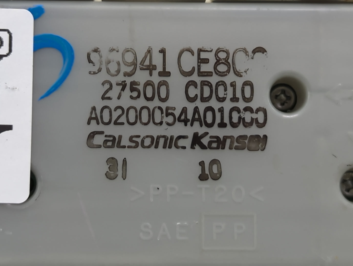 2004 Nissan 350z Climate Control Module Temperature AC/Heater Replacement P/N:96941CE80 27500CD010, A0200054A0100 Fits OEM U