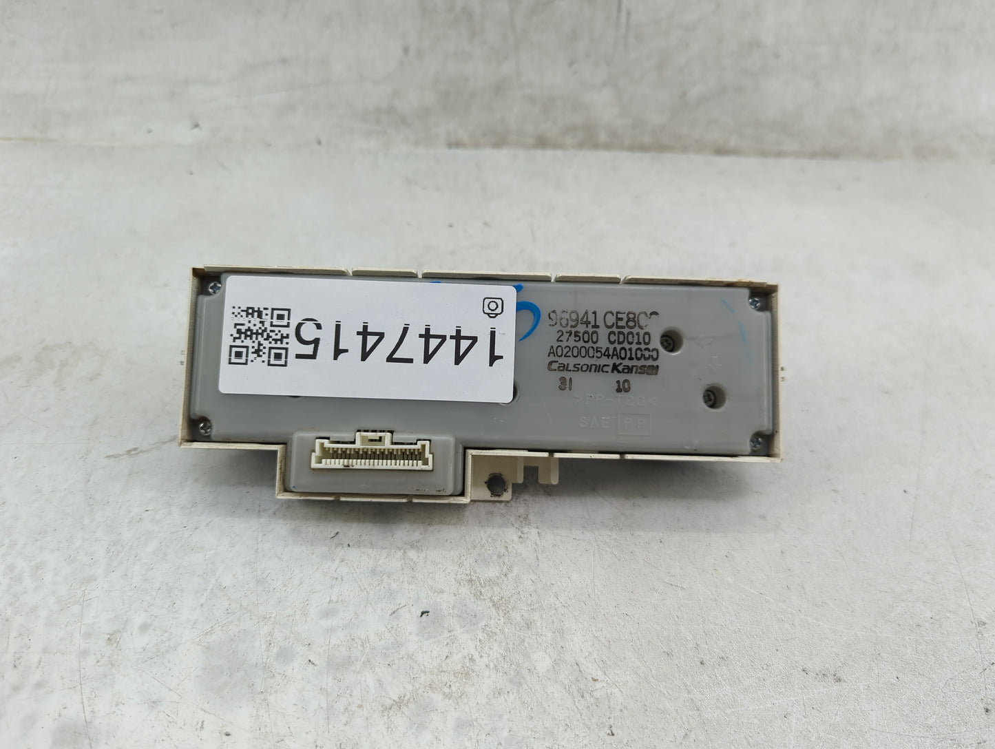 2004 Nissan 350z Climate Control Module Temperature AC/Heater Replacement P/N:96941CE80 27500CD010, A0200054A0100 Fits OEM U