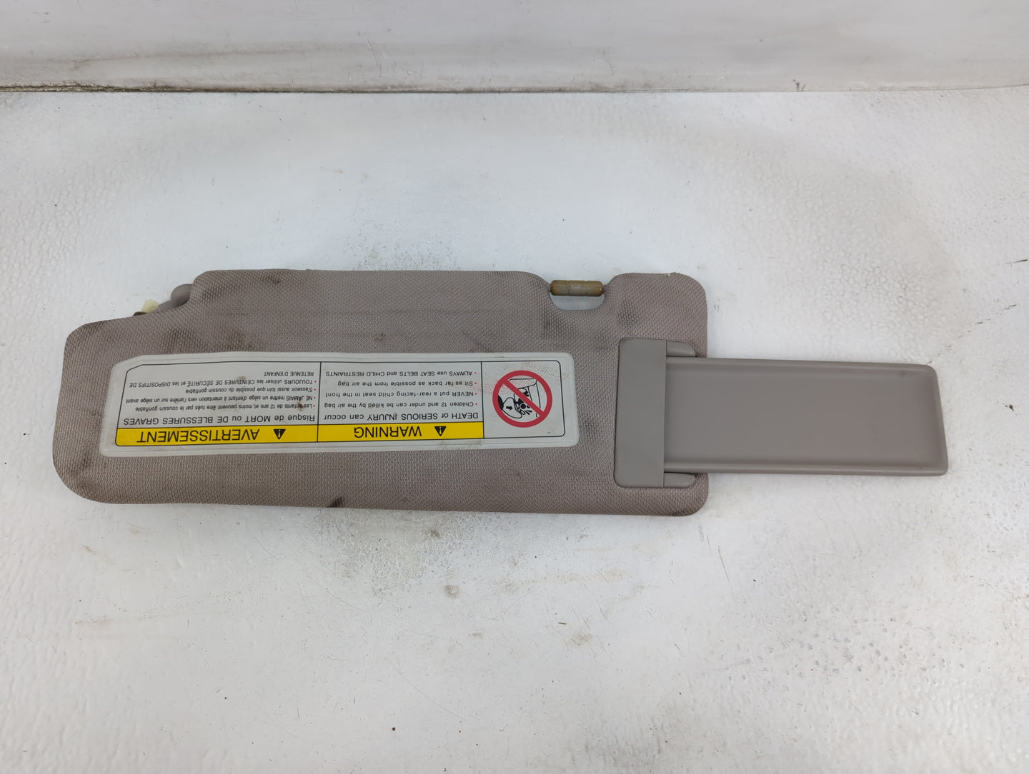 2004-2006 Nissan 350z Sun Visor Shade Replacement Passenger Right Mirror Fits Fits 2004 2005 2006 OEM Used Auto Parts - Oemu