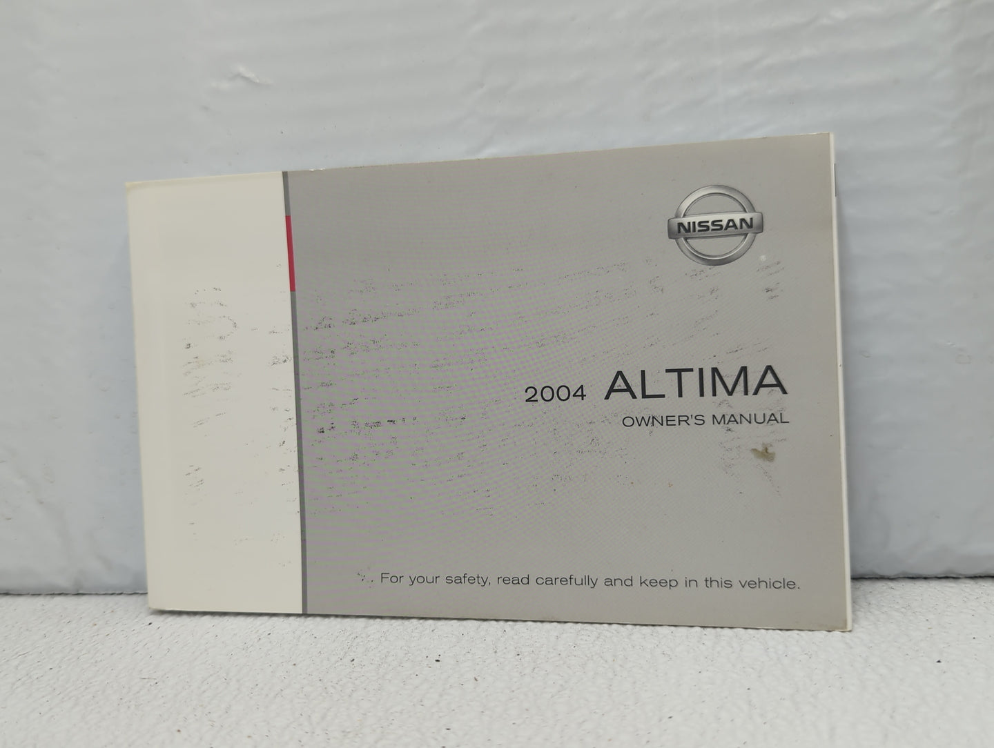 2004 Nissan Altima Owners Manual Book Guide OEM Used Auto Parts - Oemusedautoparts1.com