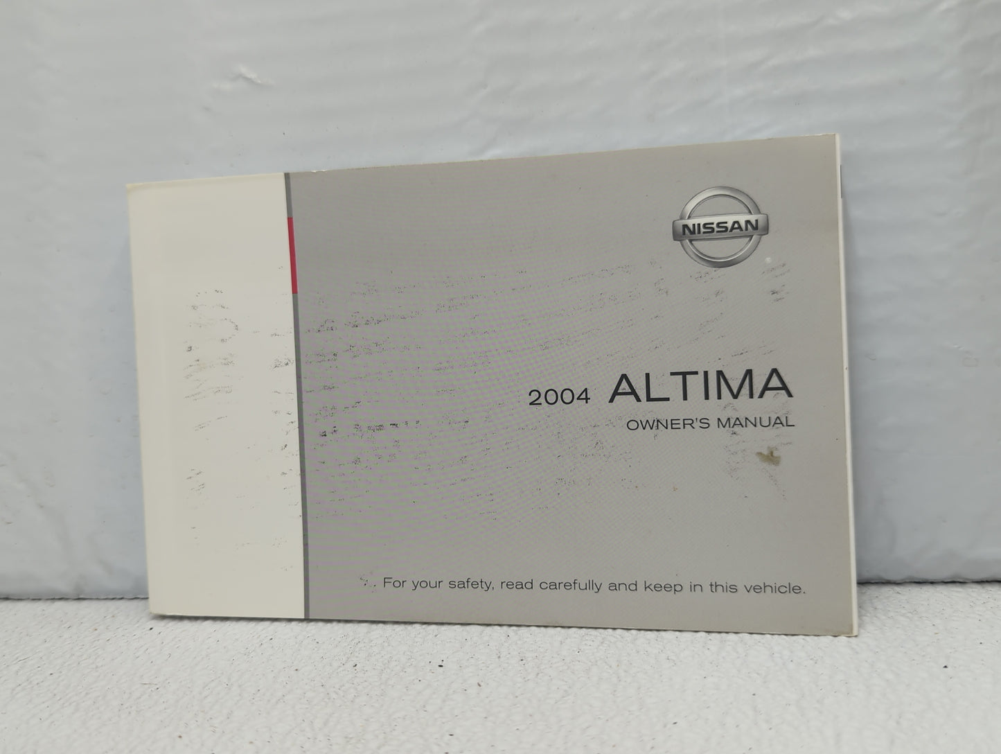 2004 Nissan Altima Owners Manual Book Guide OEM Used Auto Parts - Oemusedautoparts1.com