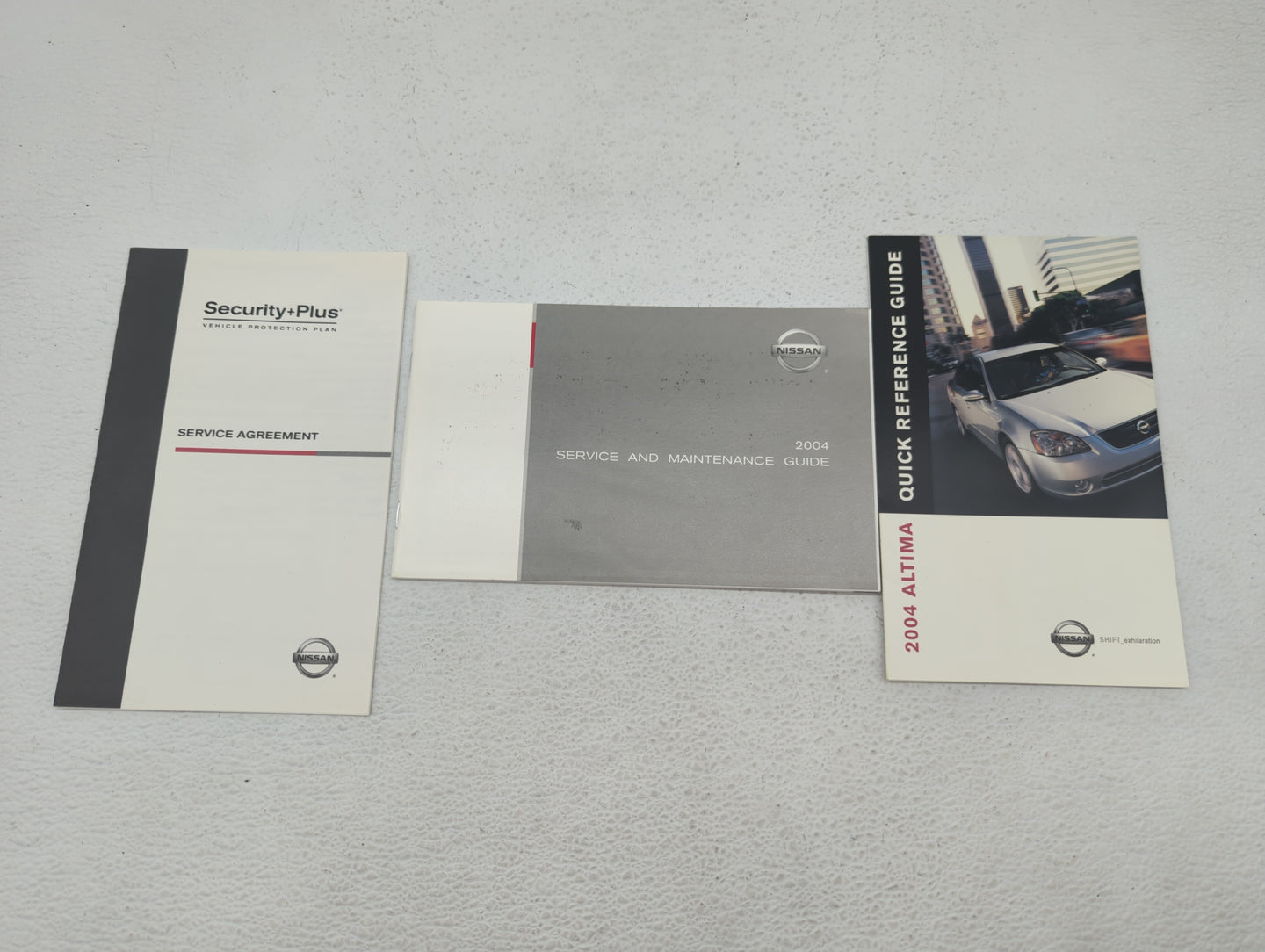 2004 Nissan Altima Owners Manual Book Guide OEM Used Auto Parts - Oemusedautoparts1.com