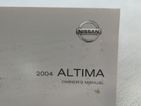 2004 Nissan Altima Owners Manual Book Guide OEM Used Auto Parts - Oemusedautoparts1.com