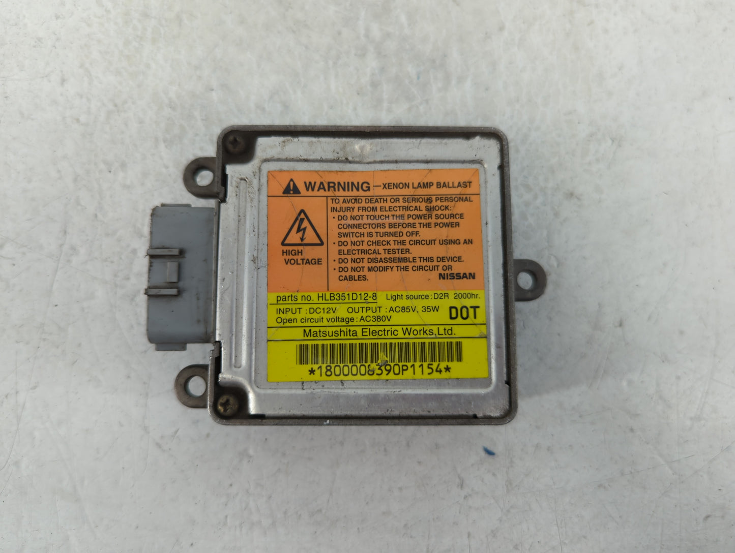 2004 Nissan Altima Headlight Ballast Head Light - Oemusedautoparts1.com