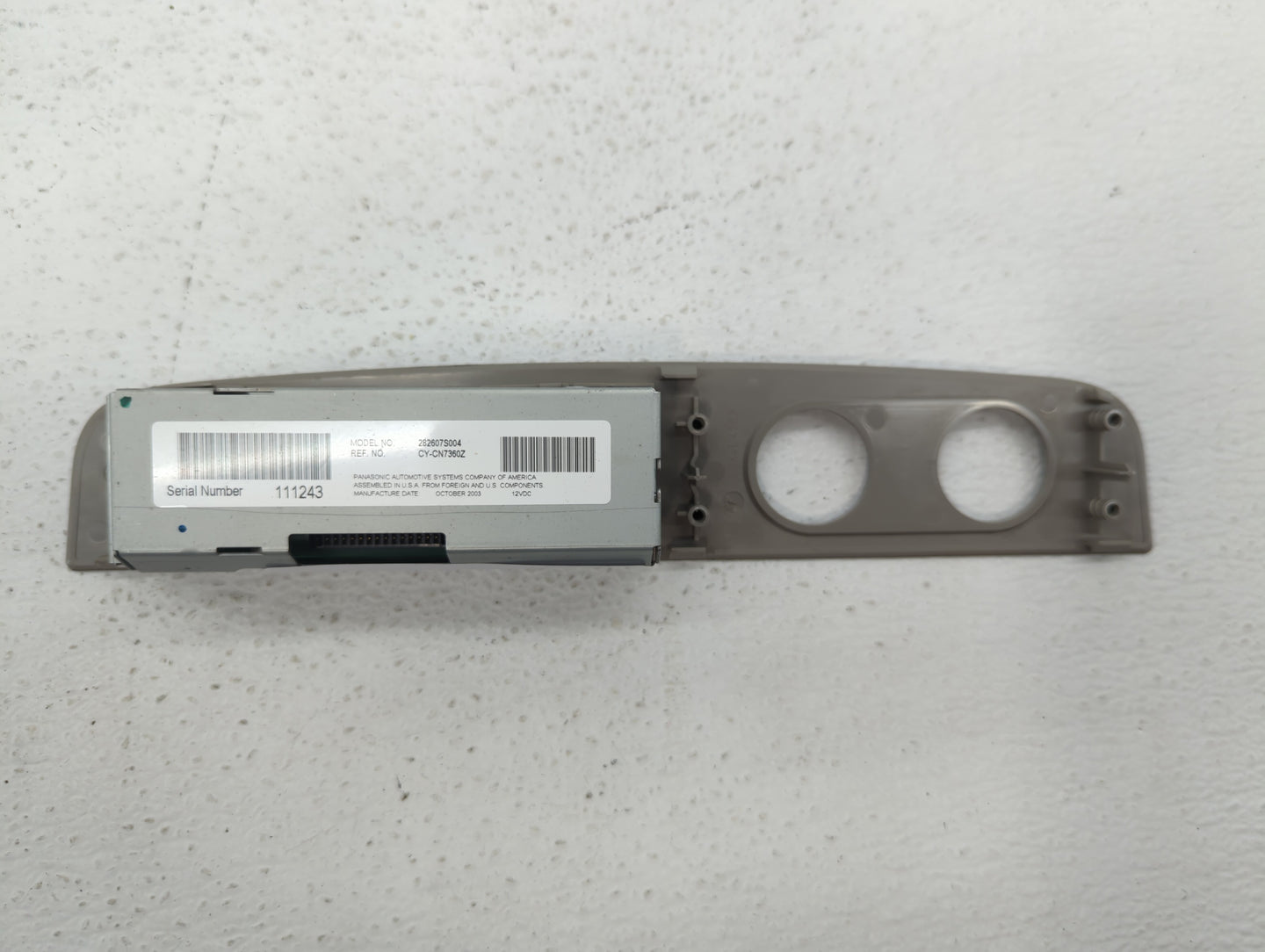 2004 Nissan Armada Master Power Window Switch Replacement Driver Side Left P/N:282607S004 Fits OEM Used Auto Parts - Oemused