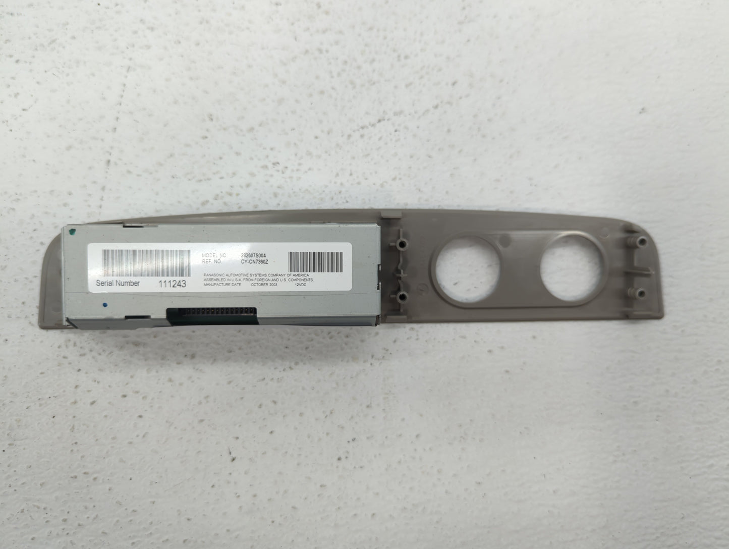 2004 Nissan Armada Master Power Window Switch Replacement Driver Side Left P/N:282607S004 Fits OEM Used Auto Parts - Oemused