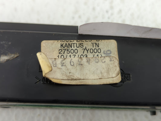 2004-2006 Nissan Maxima Climate Control Module Temperature AC/Heater Replacement P/N:27500 7Y010 27500 7Y000 Fits OEM Used A