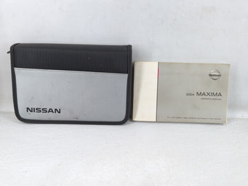 2004 Nissan Maxima Owners Manual Book Guide P/N:0M4E-0A34U1 OEM Used Auto Parts - Oemusedautoparts1.com