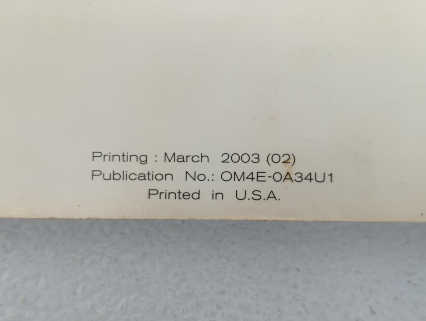 2004 Nissan Maxima Owners Manual Book Guide P/N:0M4E-0A34U1 OEM Used Auto Parts - Oemusedautoparts1.com