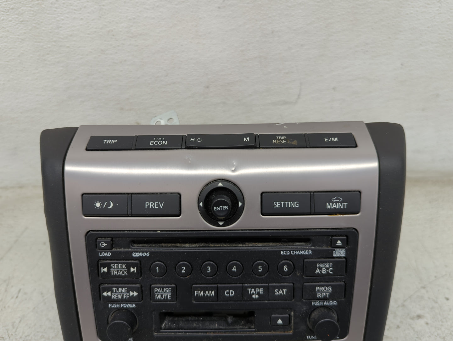 2004-2005 Nissan Murano Radio AM FM Cd Player Receiver Replacement P/N:28188 CA010 PN-2530H Fits Fits 2004 2005 OEM Used Aut