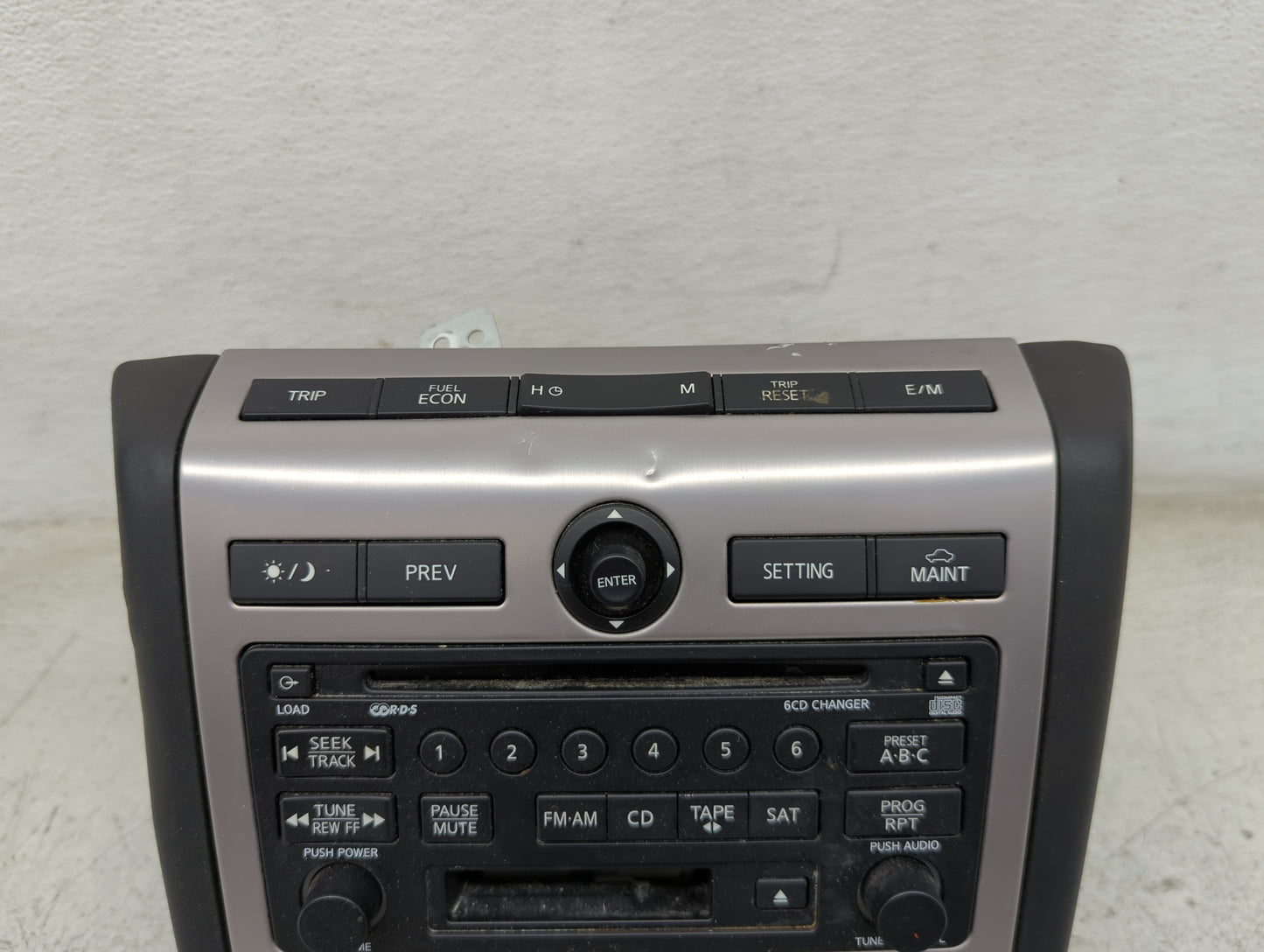 2004-2005 Nissan Murano Radio AM FM Cd Player Receiver Replacement P/N:28188 CA010 PN-2530H Fits Fits 2004 2005 OEM Used Aut