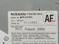 2004-2005 Nissan Murano Radio AM FM Cd Player Receiver Replacement P/N:28188 CA010 PN-2530H Fits Fits 2004 2005 OEM Used Aut