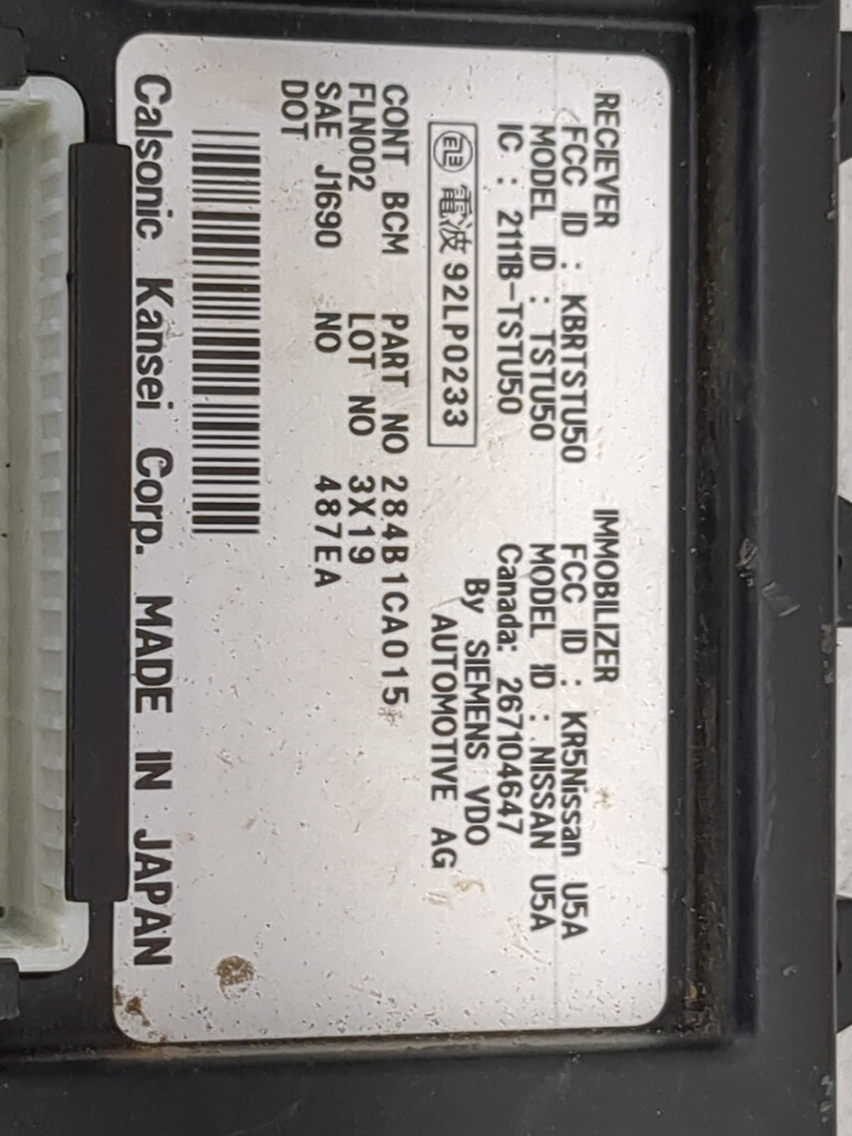 2004 Nissan Murano Body Control Module Bcm 1502474 - Oemusedautoparts1.com