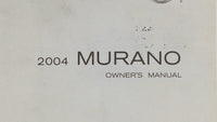 2004 Nissan Murano Owners Manual Book Guide OEM Used Auto Parts - Oemusedautoparts1.com