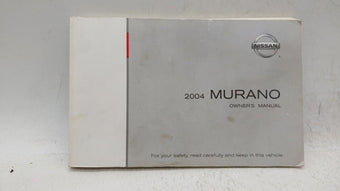 compare product 2004 Nissan Murano Owners Manual Book Guide OEM Used Auto Parts