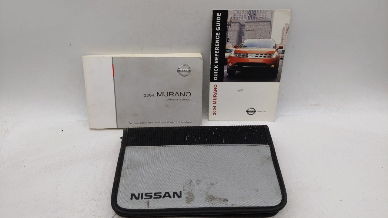 2004 Nissan Murano Owners Manual Book Guide OEM Used Auto Parts - Oemusedautoparts1.com