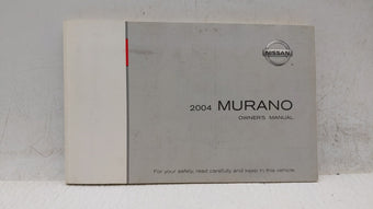 compare product 2004 Nissan Murano Owners Manual Book Guide OEM Used Auto Parts