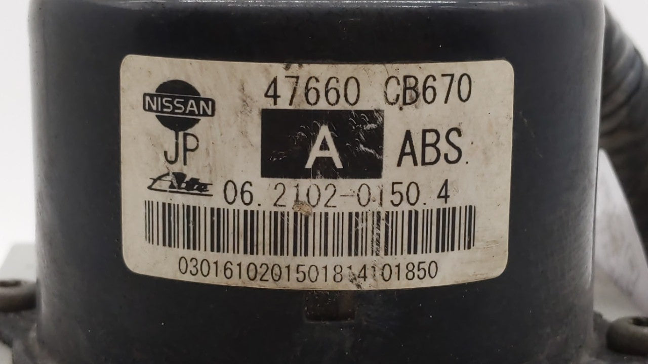 2004-2005 Nissan Murano ABS Pump Control Module Replacement P/N:47660 CB670 Fits Fits 2004 2005 OEM Used Auto Parts - Oemuse