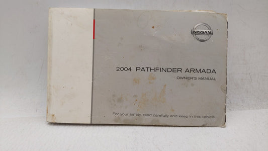 2004 Nissan Pathfinder Armada Owners Manual Book Guide OEM Used Auto Parts - Oemusedautoparts1.com