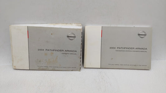 2004 Nissan Pathfinder Armada Owners Manual Book Guide OEM Used Auto Parts
