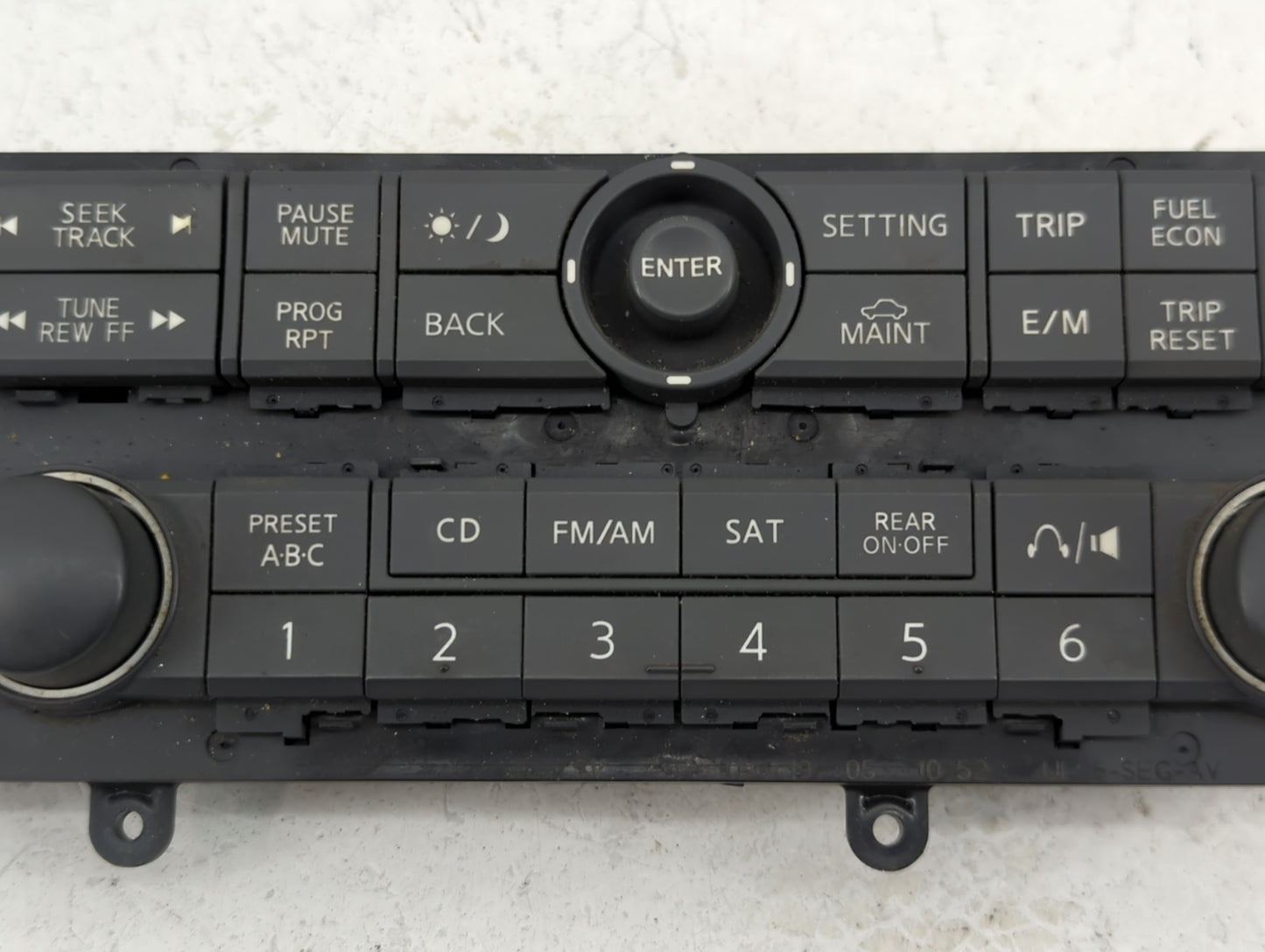 2004 Nissan Quest Radio AM FM Cd Player Receiver Replacement P/N:VP6NAX 18698 Fits OEM Used Auto Parts - Oemusedautoparts1.c