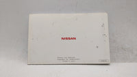 2004 Nissan Quest Owners Manual Book Guide OEM Used Auto Parts - Oemusedautoparts1.com
