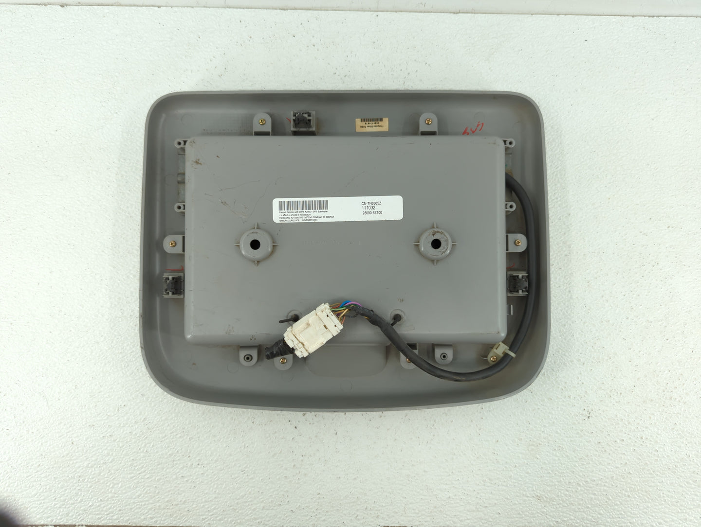 2004-2005 Nissan Quest Information Display Screen Grey - Oemusedautoparts1.com