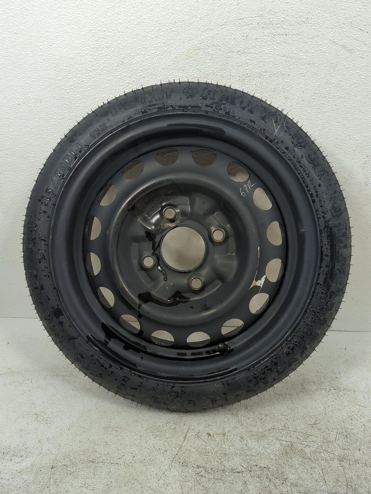 2003-2006 Nissan Sentra Spare Donut Tire Wheel Rim Oem - Oemusedautoparts1.com
