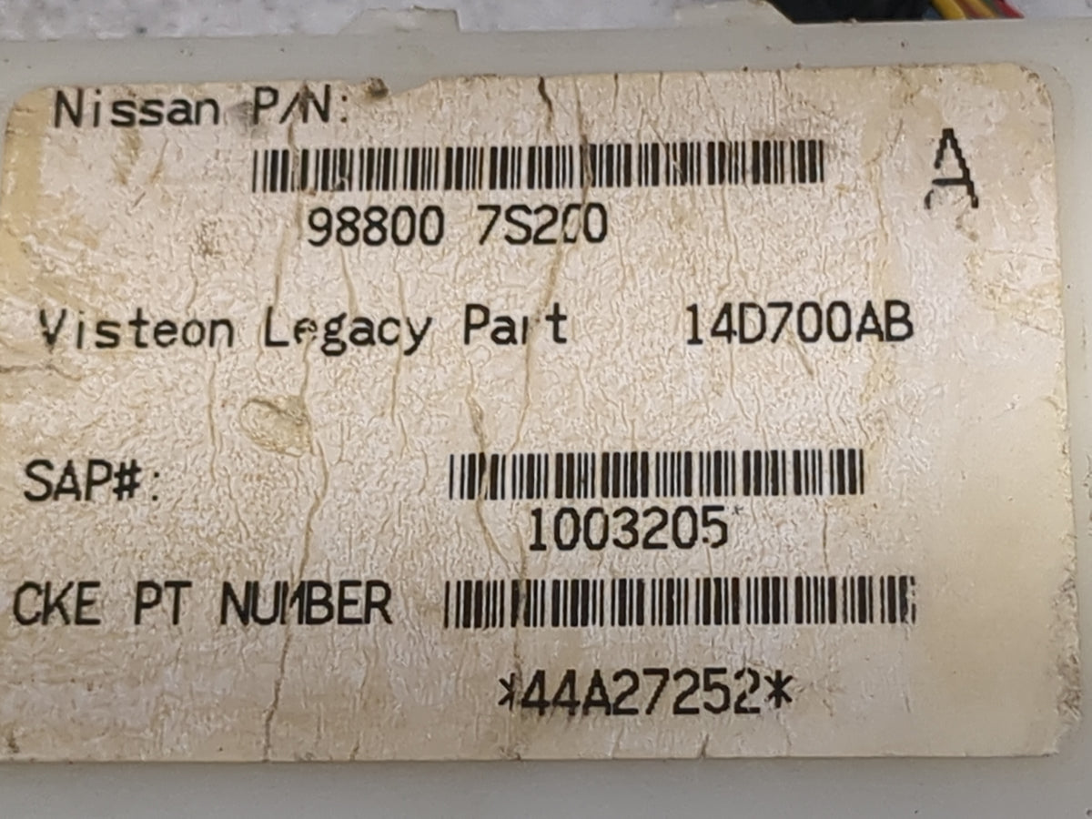 2004 Nissan Titan Body Control Module Bcm 98800 7s200|14d700ab|44a27252 - Oemusedautoparts1.com