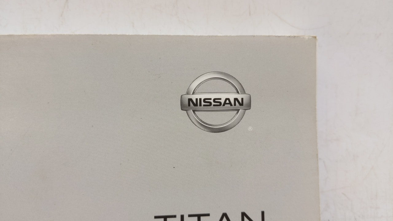 2004 Nissan Titan Owners Manual Book Guide OEM Used Auto Parts - Oemusedautoparts1.com