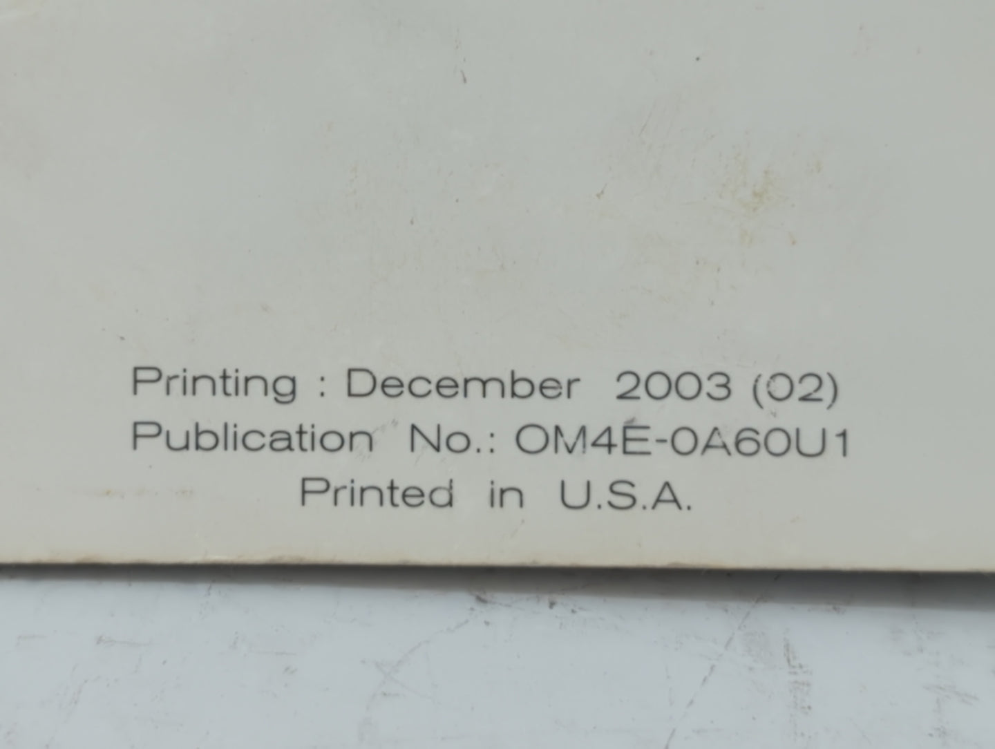 2004 Nissan Titan Owners Manual Book Guide OEM Used Auto Parts - Oemusedautoparts1.com