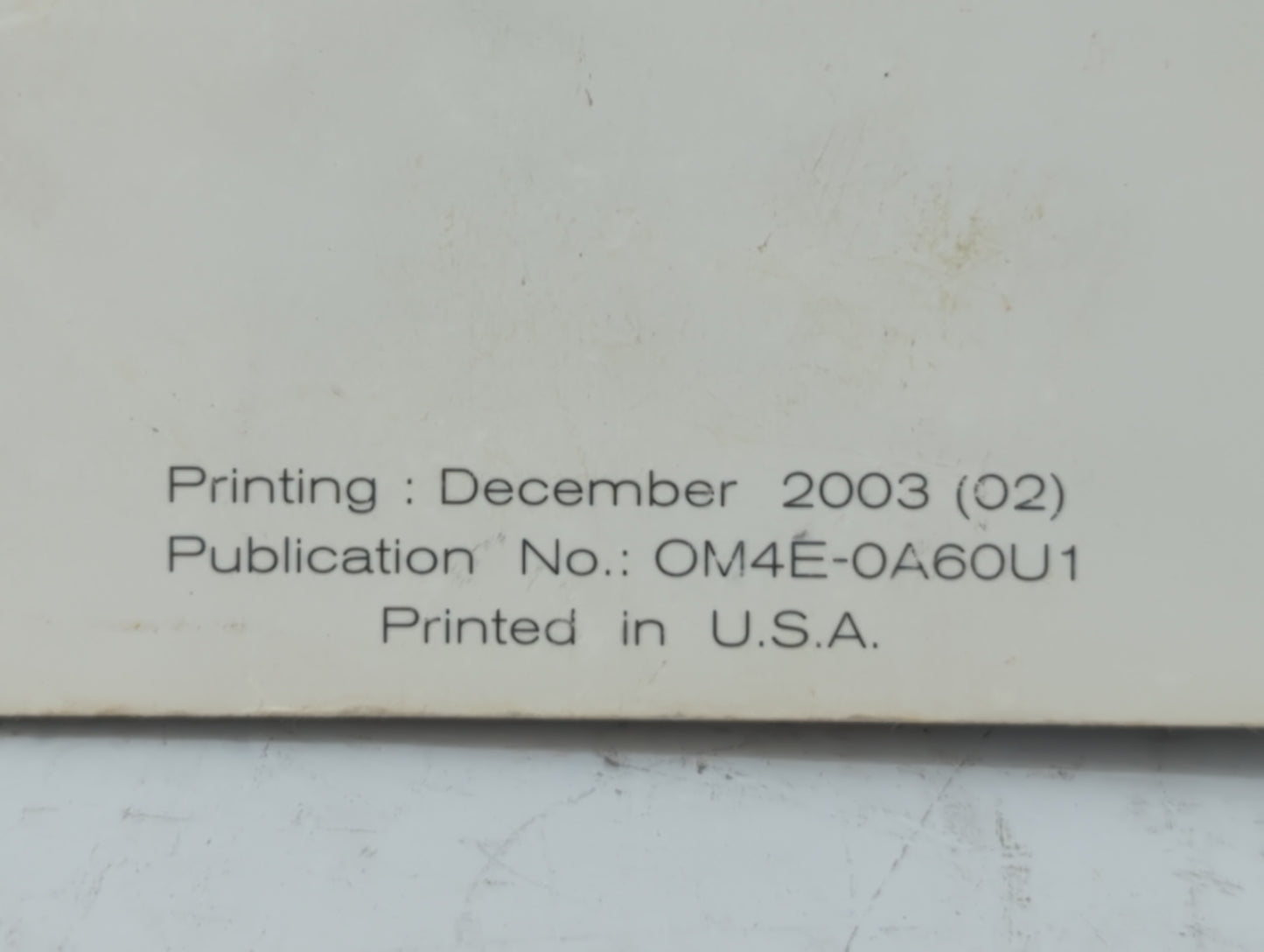 2004 Nissan Titan Owners Manual Book Guide OEM Used Auto Parts - Oemusedautoparts1.com