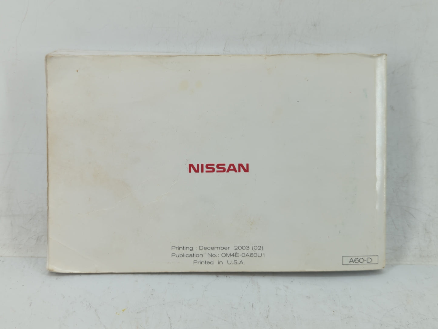 2004 Nissan Titan Owners Manual Book Guide OEM Used Auto Parts - Oemusedautoparts1.com