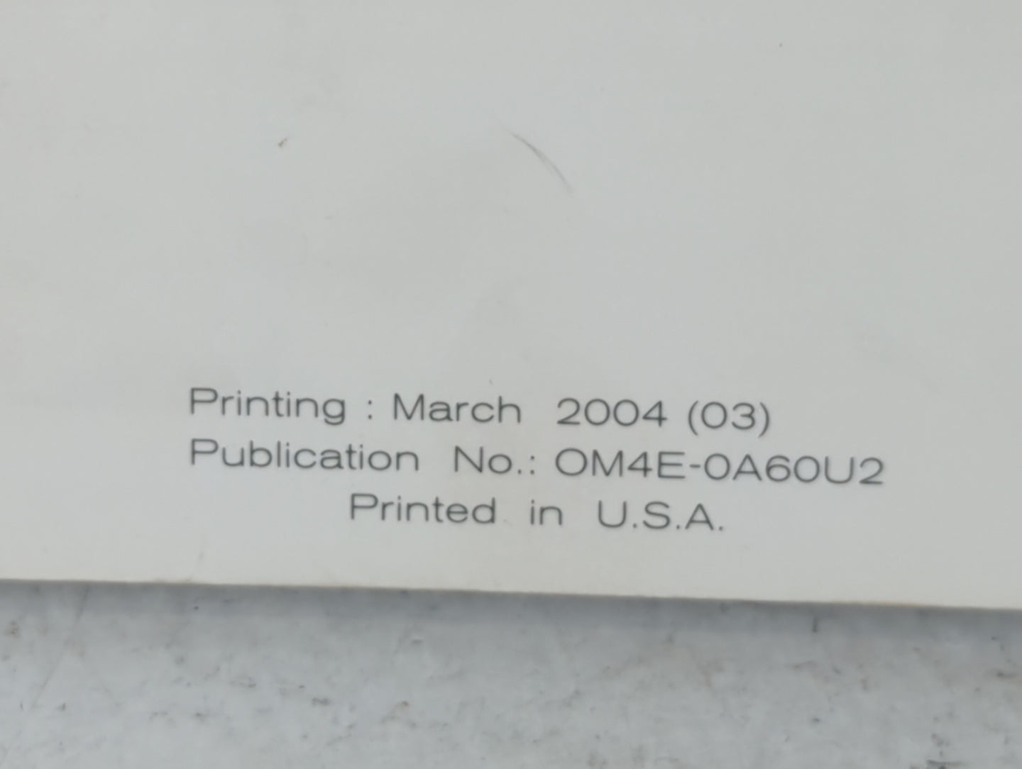 2004 Nissan Titan Owners Manual Book Guide OEM Used Auto Parts - Oemusedautoparts1.com