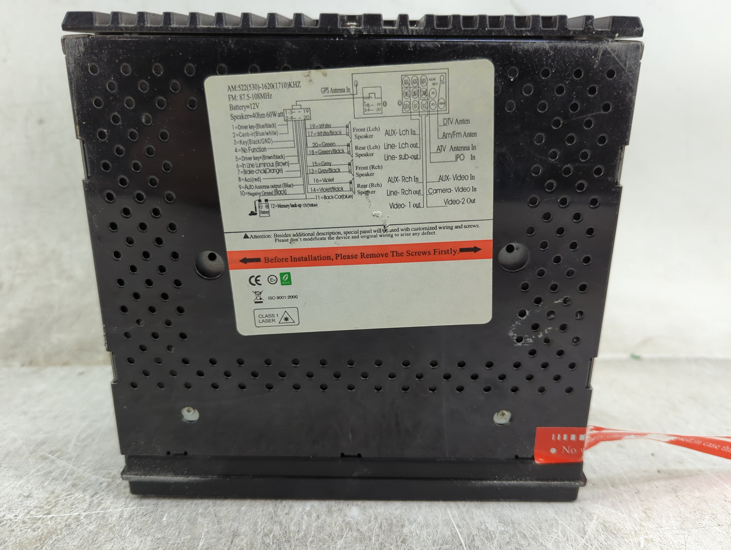 2002-2004 Nissan Xterra Radio AM FM Cd Player Receiver Replacement P/N:2014-03 Fits Fits 2002 2003 2004 OEM Used Auto Parts 