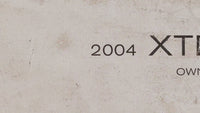 2004 Nissan Xterra Owners Manual Book Guide OEM Used Auto Parts - Oemusedautoparts1.com