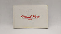 2004 Pontiac Grand Prix Owners Manual Book Guide OEM Used Auto Parts - Oemusedautoparts1.com