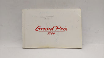 compare product 2004 Pontiac Grand Prix Owners Manual Book Guide OEM Used Auto Parts
