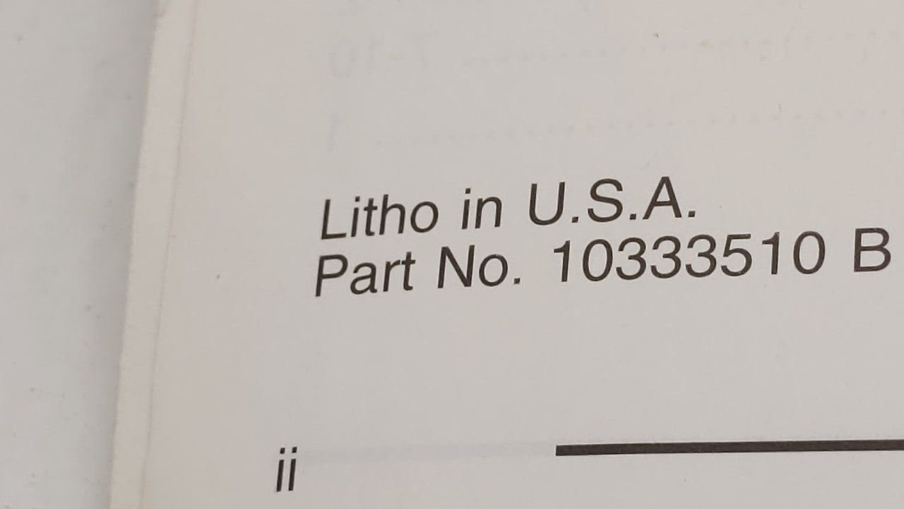 2004 Pontiac Grand Prix Owners Manual Book Guide OEM Used Auto Parts - Oemusedautoparts1.com
