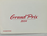 2004 Pontiac Grand Prix Owners Manual Book Guide P/N:10333510 OEM Used Auto Parts - Oemusedautoparts1.com