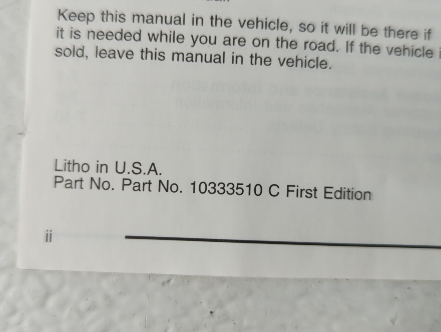 2004 Pontiac Grand Prix Owners Manual Book Guide P/N:10333510 OEM Used Auto Parts - Oemusedautoparts1.com