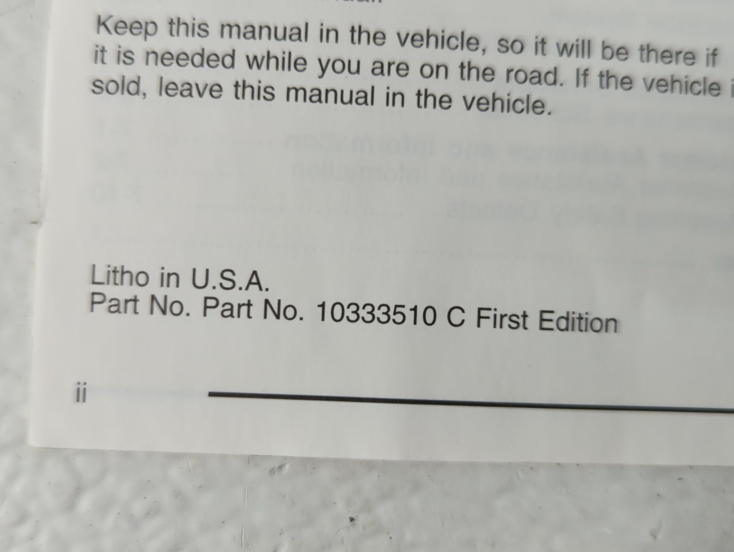 2004 Pontiac Grand Prix Owners Manual Book Guide P/N:10333510 OEM Used Auto Parts - Oemusedautoparts1.com