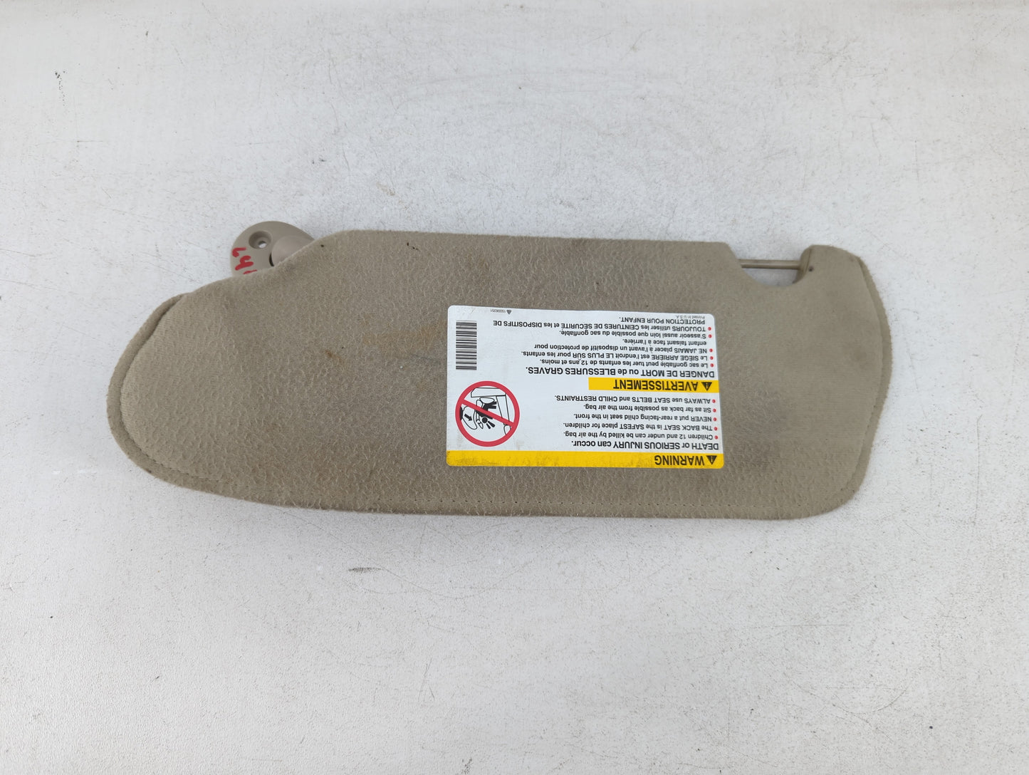 2003-2005 Saturn Ion Sun Visor Shade Replacement Passenger Right Mirror Fits Fits 2003 2004 2005 OEM Used Auto Parts - Oemus