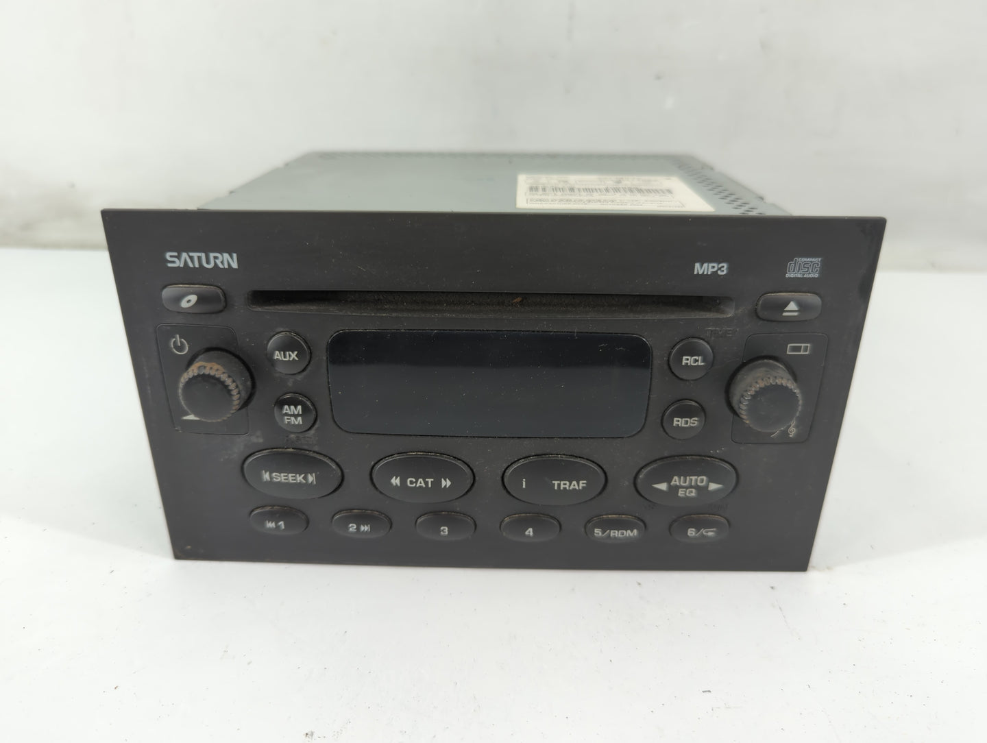 2004 Saturn Vue Radio AM FM Cd Player Receiver Replacement P/N:22734832 Fits OEM Used Auto Parts - Oemusedautoparts1.com