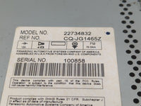 2004 Saturn Vue Radio AM FM Cd Player Receiver Replacement P/N:22734832 Fits OEM Used Auto Parts - Oemusedautoparts1.com
