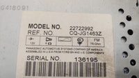 2004-2004 Saturn Vue Am Fm Cd Player Radio Receiver 269834 - Oemusedautoparts1.com